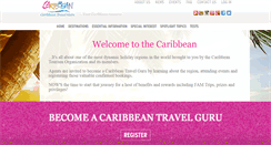 Desktop Screenshot of caribbeantravelguru.com
